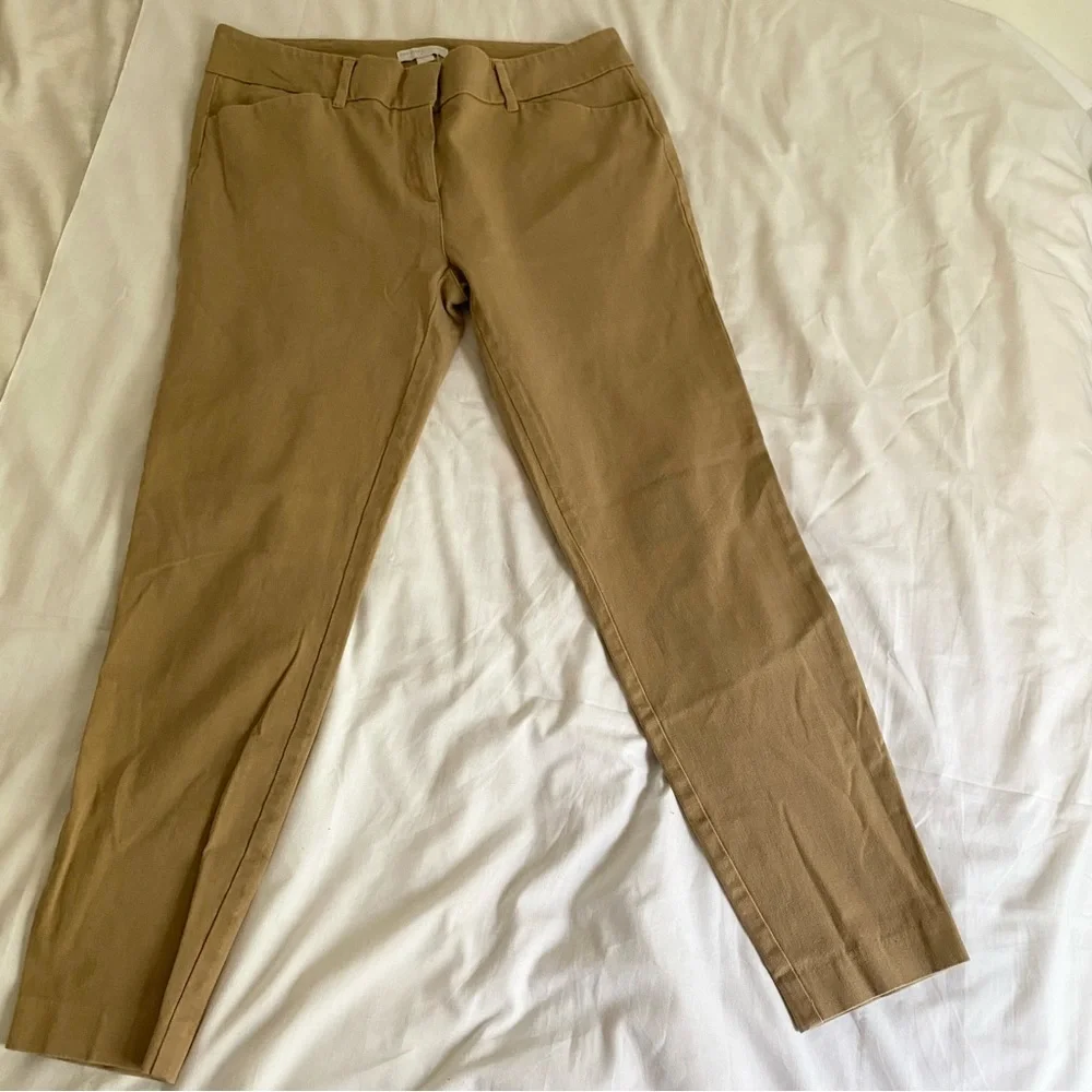 New York & Company Khaki Skinny Ankle Pants - Picture 5 of 11
